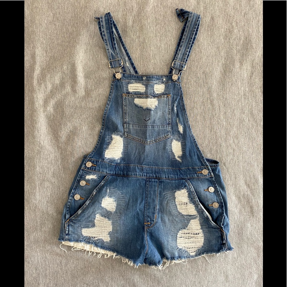 Hudson Blue Jean Short Overalls